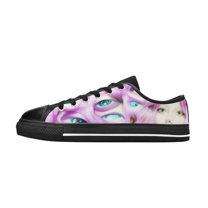 MEN'S Cc Wall Eyes Trippy Canvas Dreamcore Custom Sneakers