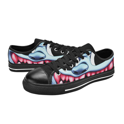 WOMEN'S Blue Rage Horror 2 Canvas Aesthetic Sneakers