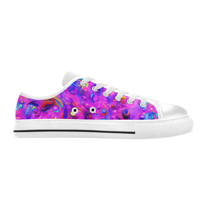 MEN'S Cc Acid Bath Art Canvas Grunge Sneakers
