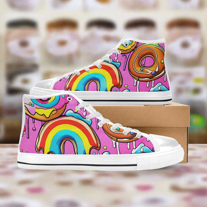 Wolf Green Emerald Unique MEN Bold Art - Freaky Shoes | Custom Art Sneakers