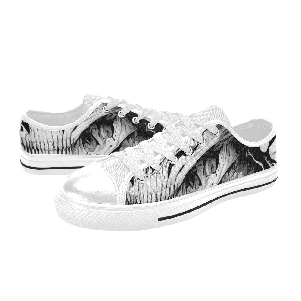 MEN'S Cc Horror Art Canvas Vivid Custom Sneakers