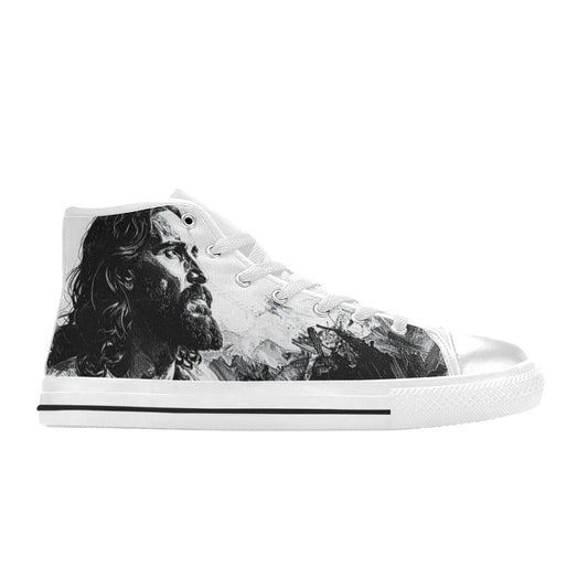 WOMEN'S Jesus2 High Top Canvas Dark Academia Custom Shoes
