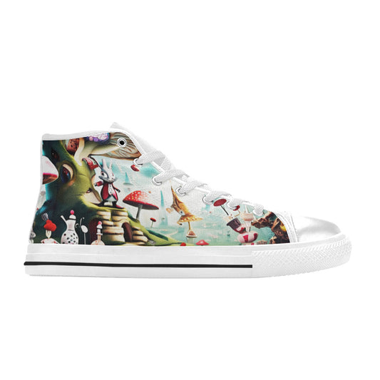 MEN'S Freaky World Wonderland Men’S High Top Canvas Y2K Sneakers