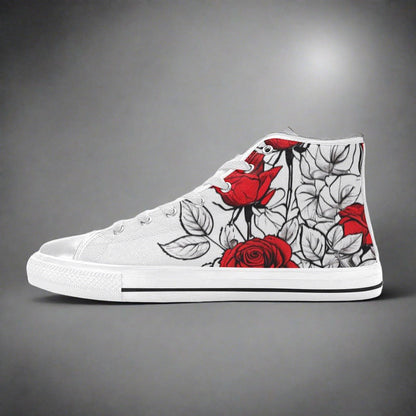 Phoenix Purple Teal Custom WOMEN Bold Art - Freaky Shoes | Custom Art Sneakers