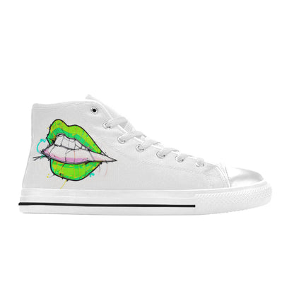MEN'S Cc Mouth Joint Men’S High Top Canvas Vivid Custom Shoes