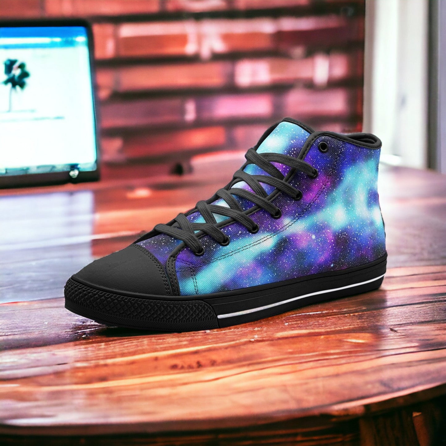 Koi White Gold Vivid Bold Art - Freaky Shoes | Custom Art Sneakers