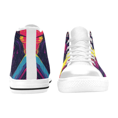 MEN'S Jesus_Ht_09 Men’S High Top Canvas Aesthetic Custom Shoes