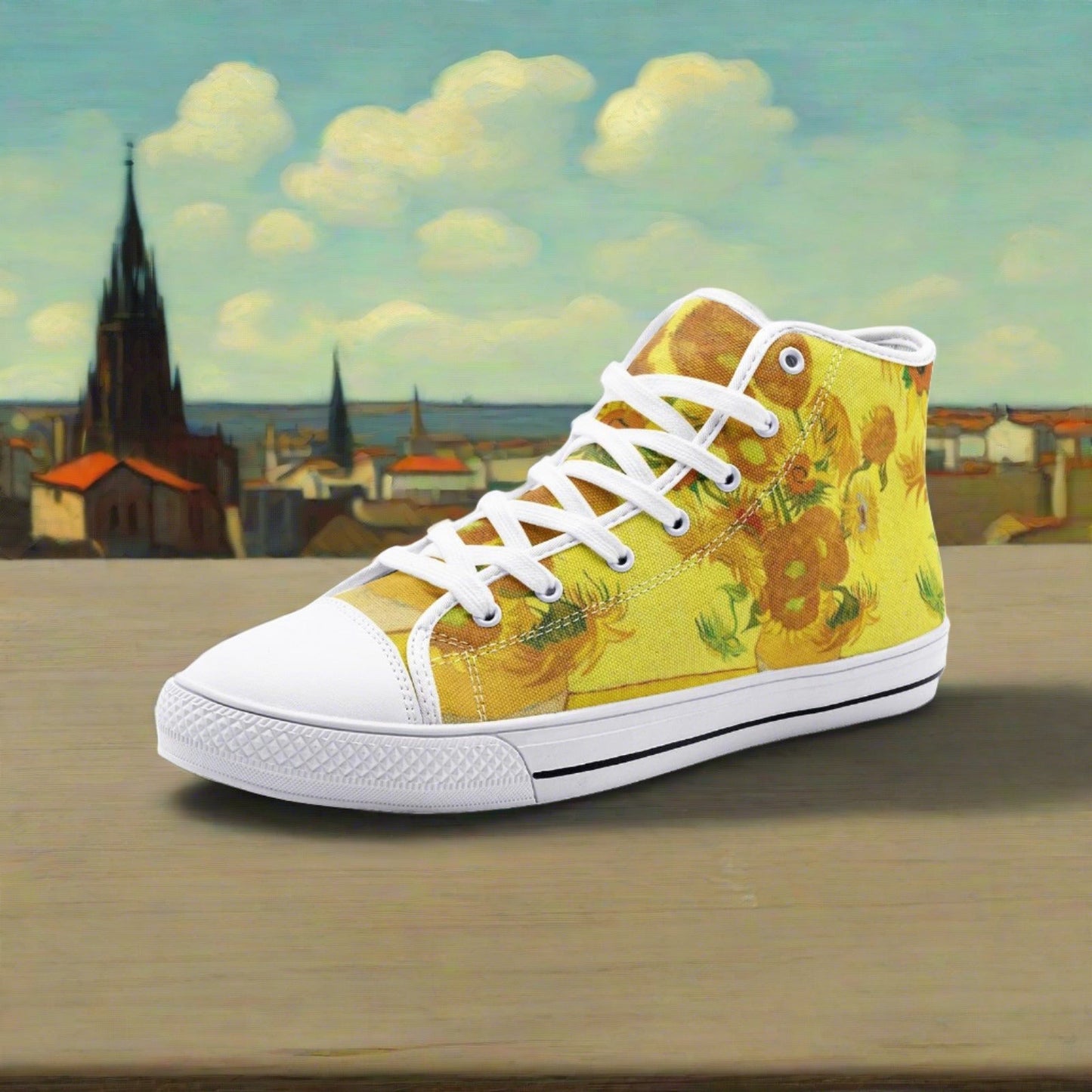 Celtic Teal Gold Custom Bold Art - Freaky Shoes | Custom Art Sneakers