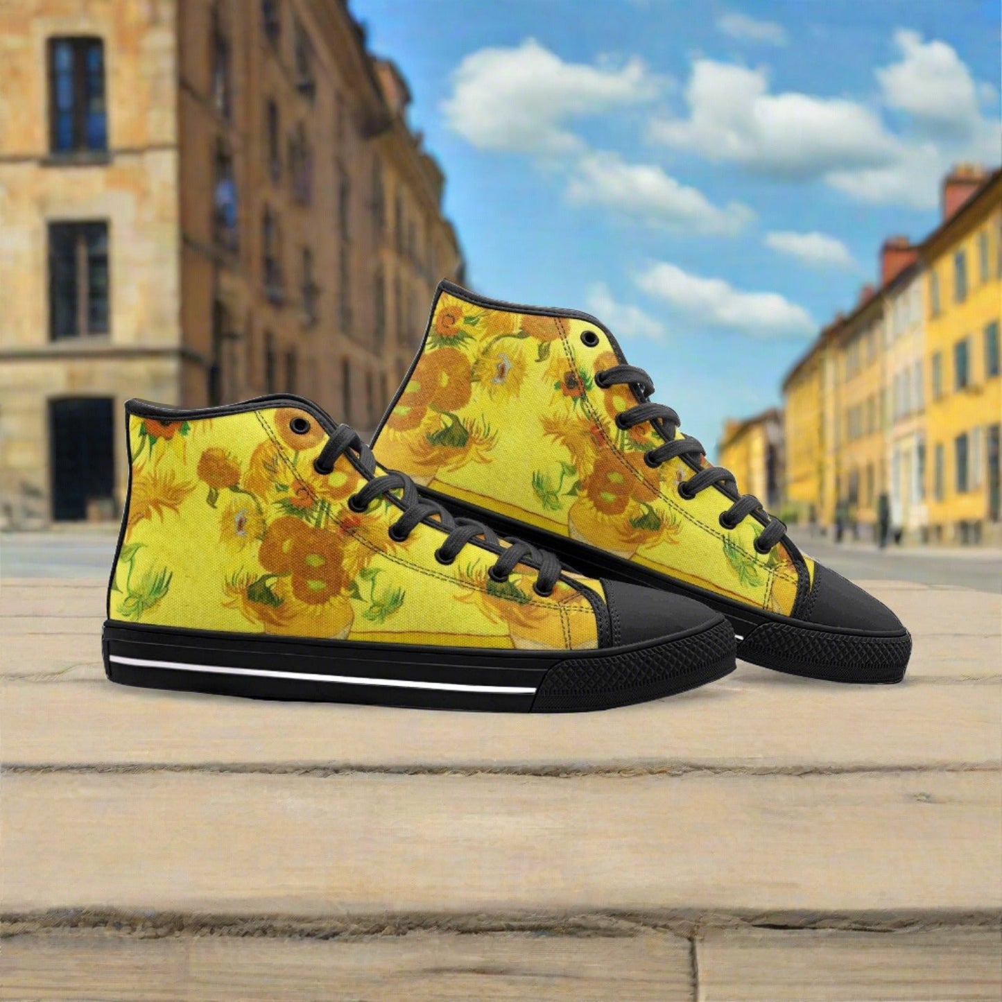 Celtic Teal Gold Custom Bold Art - Freaky Shoes | Custom Art Sneakers