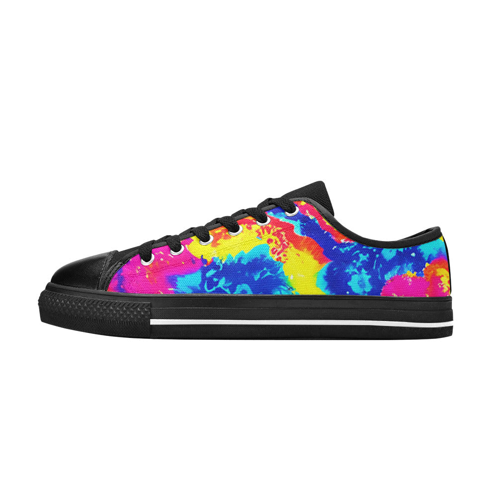 MEN'S Tie Dye Splash Retro Canvas Dreamcore Sneakers