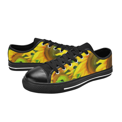 MEN'S Sunflowers Art Canvas Vivid Shoes
