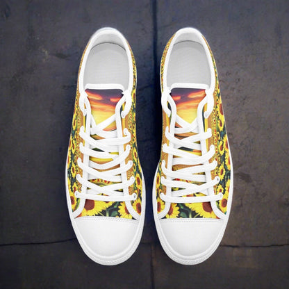 Peacock Teal Gold Unique Bold Art - Freaky Shoes | Custom Art Sneakers
