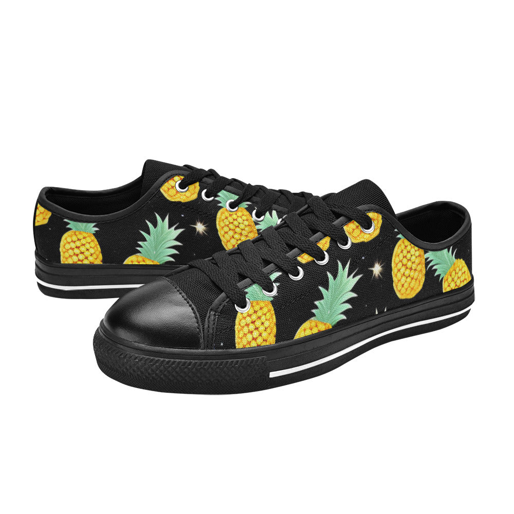 MEN'S Pineapples Please 3 Canvas Neon Fantasy Custom Shoes