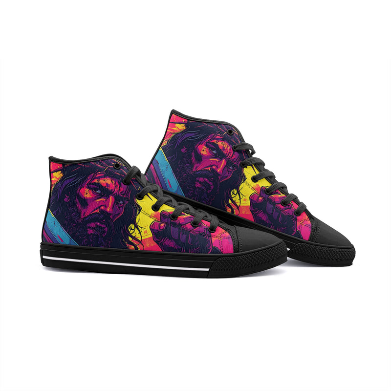 Jesus Unisex High Top Canvas Shoes - Freaky Shoes®