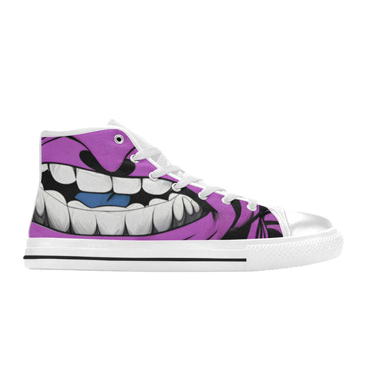 WOMEN'S Cc Grape Attack Art High Top Canvas Vivid Sneakers