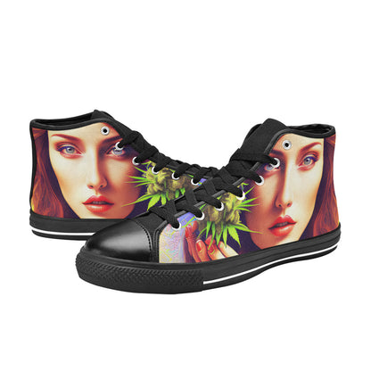 MEN'S 420 Woman Men’S High Top Canvas Surreal Sneakers
