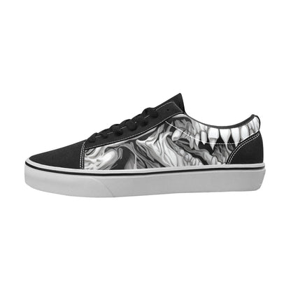 MEN'S Horror Comic Book Art Low Top Skateboarding Dreamcore Custom Shoes