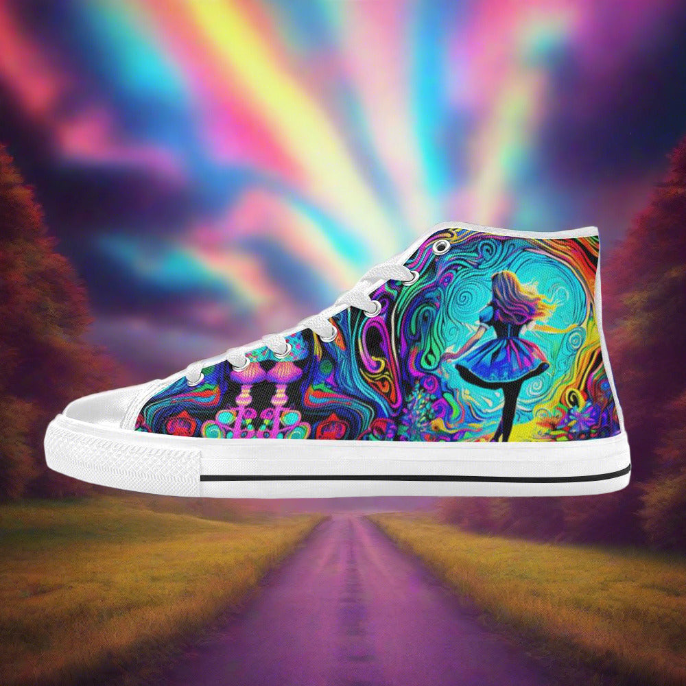 Mermaid Pastel Soft Wearable MEN Bold Art - Freaky Shoes | Custom Art Sneakers