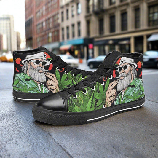 Aztec Dark Cosmic Custom MEN Bold Art - Freaky Shoes | Custom Art Sneakers