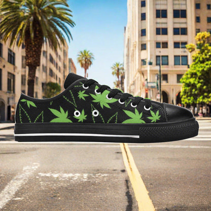 Koi Teal Gold Vivid MEN Bold Art - Freaky Shoes | Custom Art Sneakers