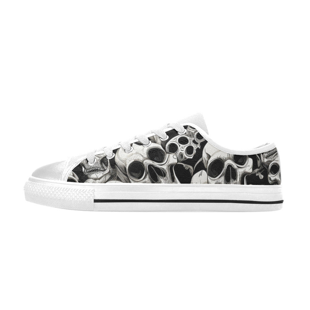 MEN'S Skulls Mania Canvas Dark Academia Sneakers