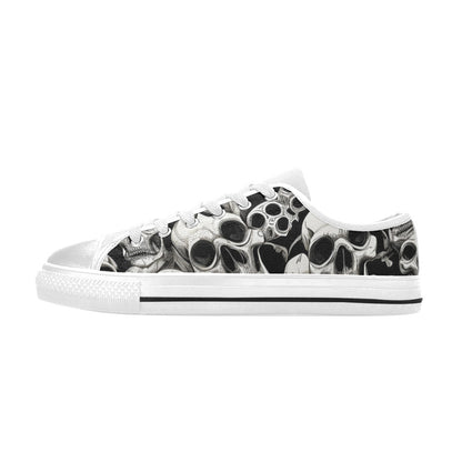 MEN'S Skulls Mania Canvas Dark Academia Sneakers