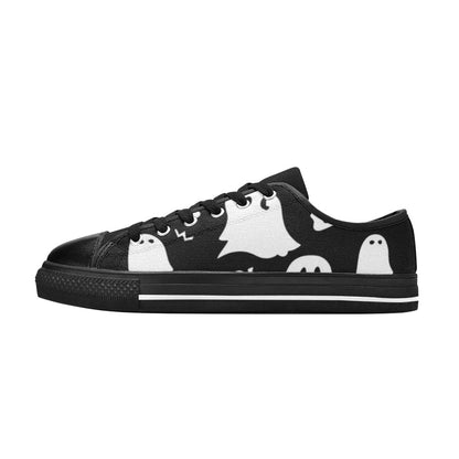 MEN'S Boo Halloween Ghosts Canvas Cottagecore Sneakers