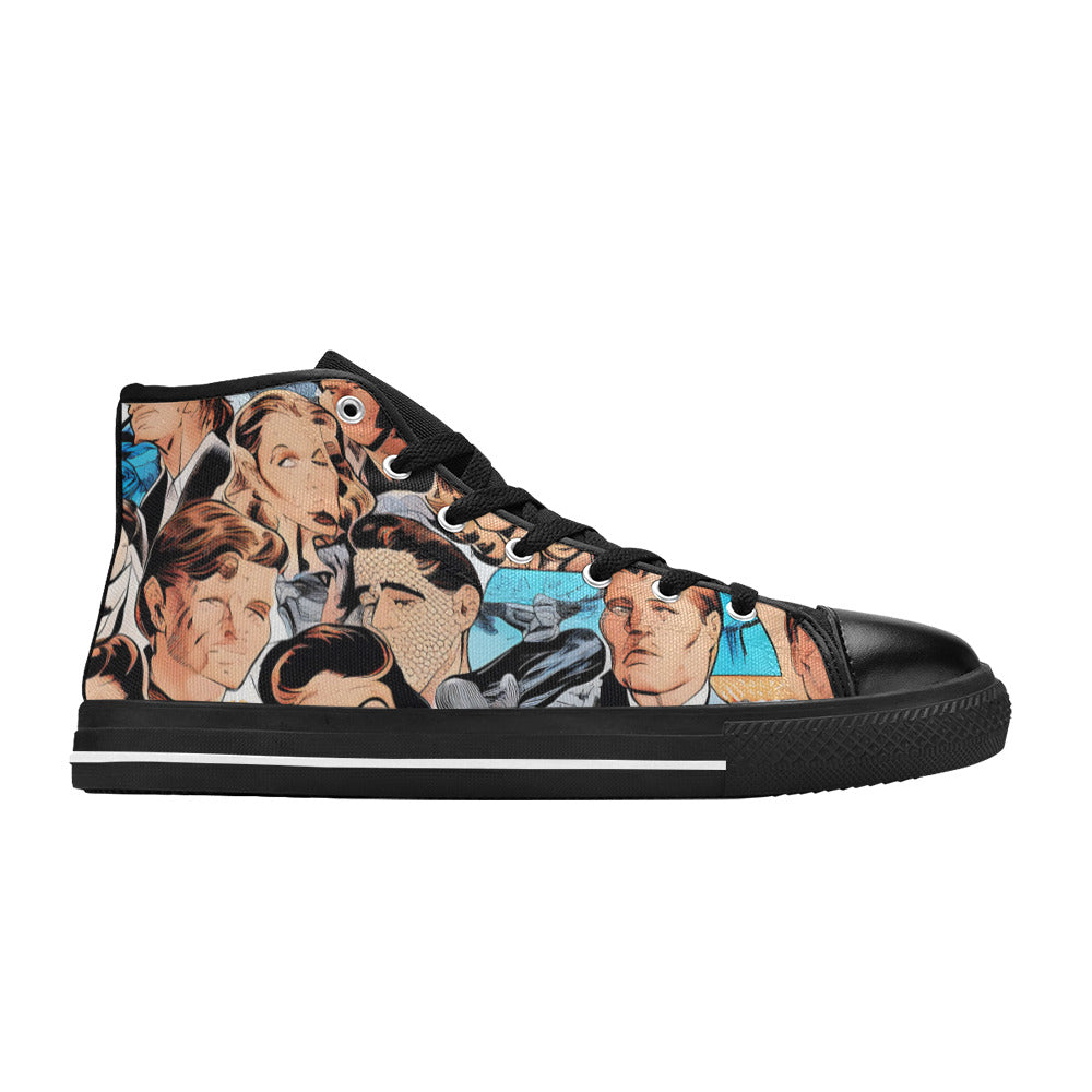 MEN'S Cc Retro Faces 3 High Top Canvas Vivid Sneakers