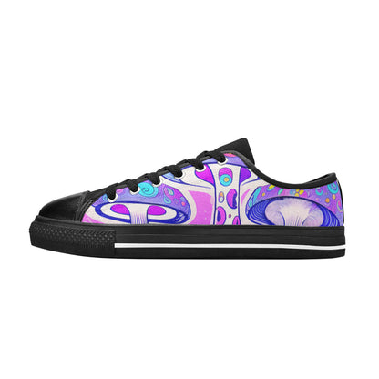 MEN'S Magic Mushrooms Art Canvas Grunge Sneakers