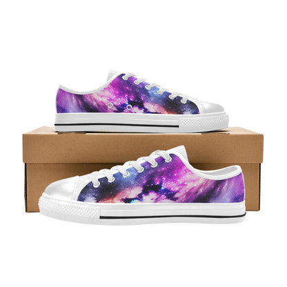 WOMEN'S Cc Galaxy Art 3 Canvas Grunge Custom Sneakers