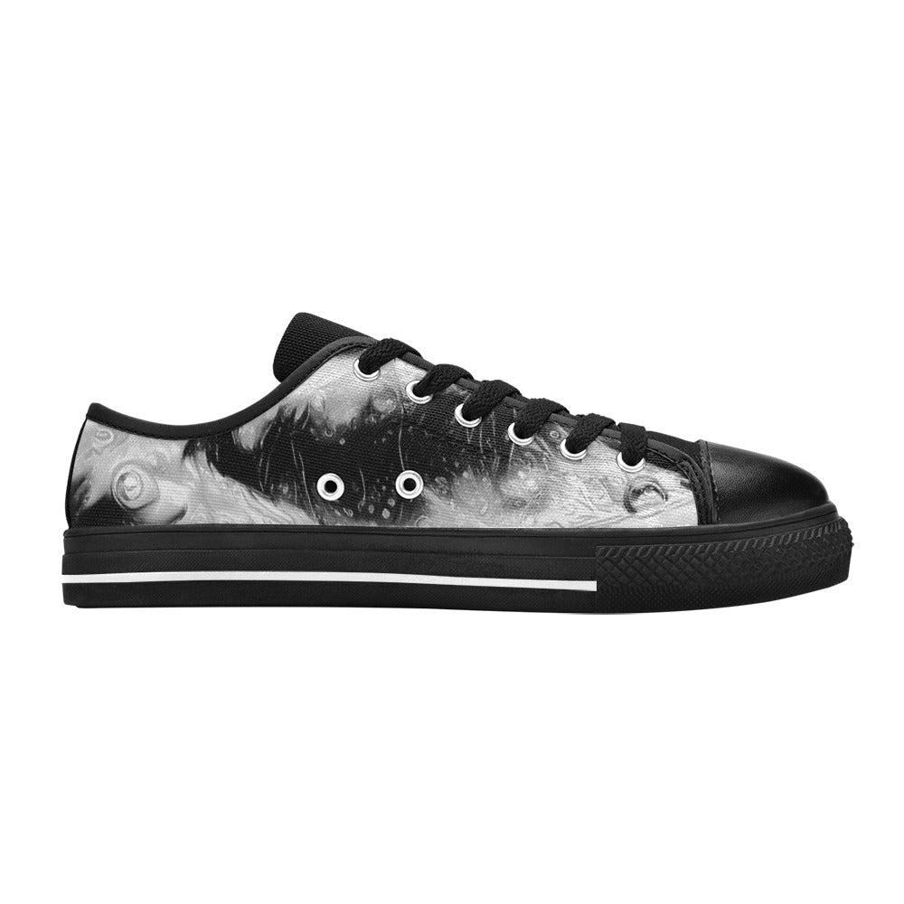 WOMEN'S Cc Acid Bath Drip Canvas Vibrant Chaos Custom Sneakers