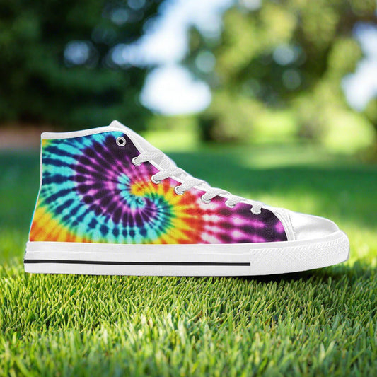 Celtic Red Gold Wearable WOMEN Bold Art - Freaky Shoes | Custom Art Sneakers