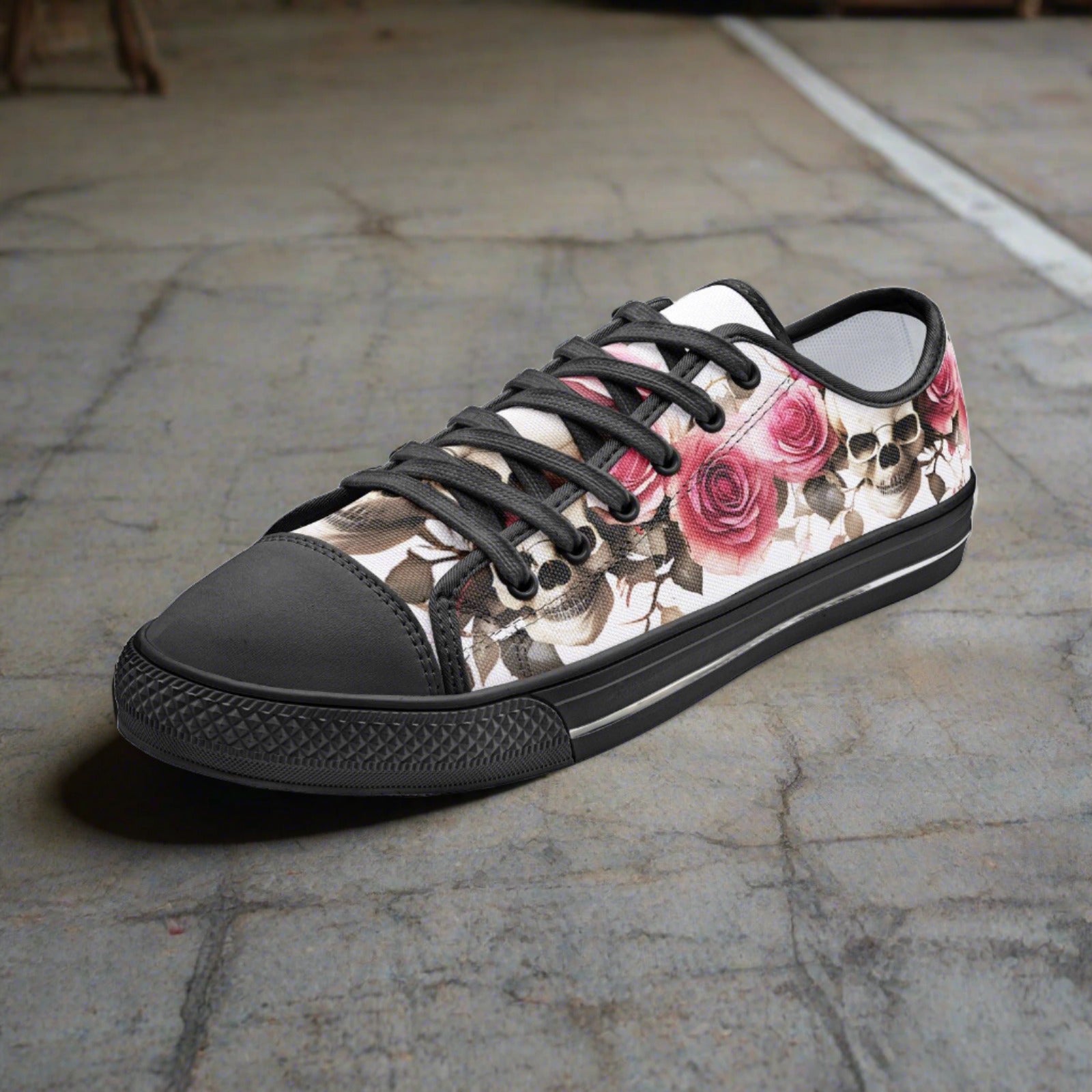 Aurora Borealis Earthy Brown Unique Bold Art - Freaky Shoes | Custom Art Sneakers