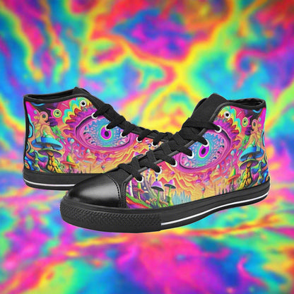Dragon Neon Electric Wearable Bold Art - Freaky Shoes