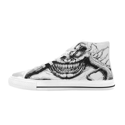 WOMEN'S Cc Super Human Grey High Top Canvas Aesthetic Shoes