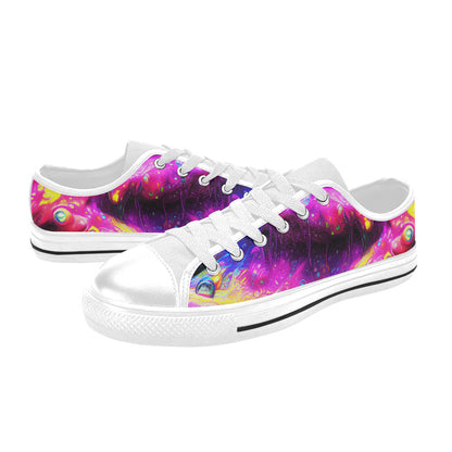 MEN'S Cc Acid Bath Drip Canvas Wallpaper Art Sneakers