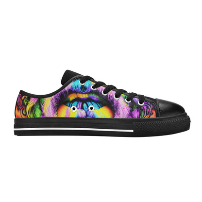 MEN'S Cc Canvas Classic Tie Canvas Vibrant Chaos Custom Shoes
