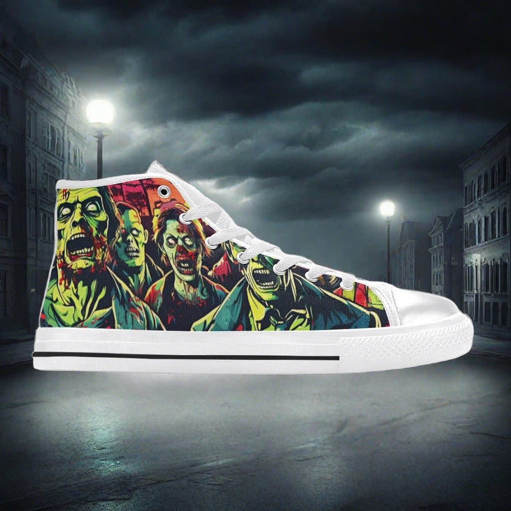 Mermaid Vivid Multicolor Vivid MEN Bold Art - Freaky Shoes | Custom Art Sneakers