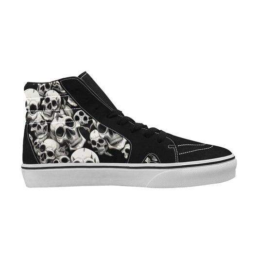 WOMEN'S Skulls Mania High Top Skateboarding Surreal Sneakers