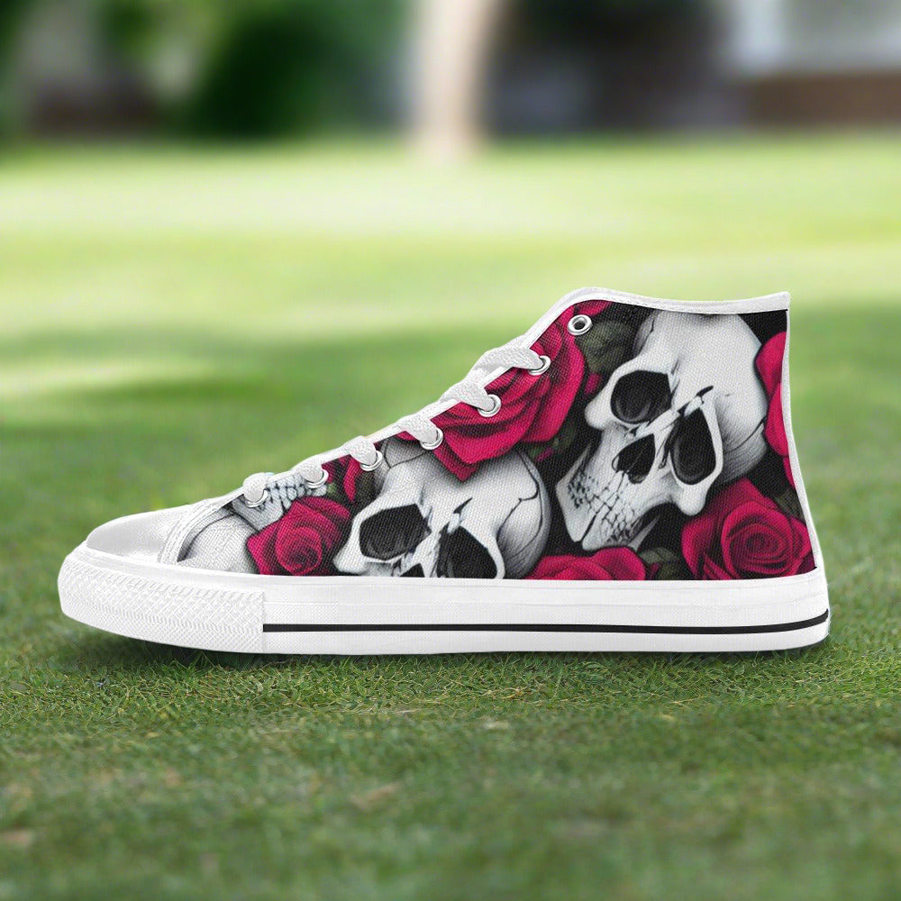Celtic Orange Black Vivid WOMEN Bold Art - Freaky Shoes | Custom Art Sneakers