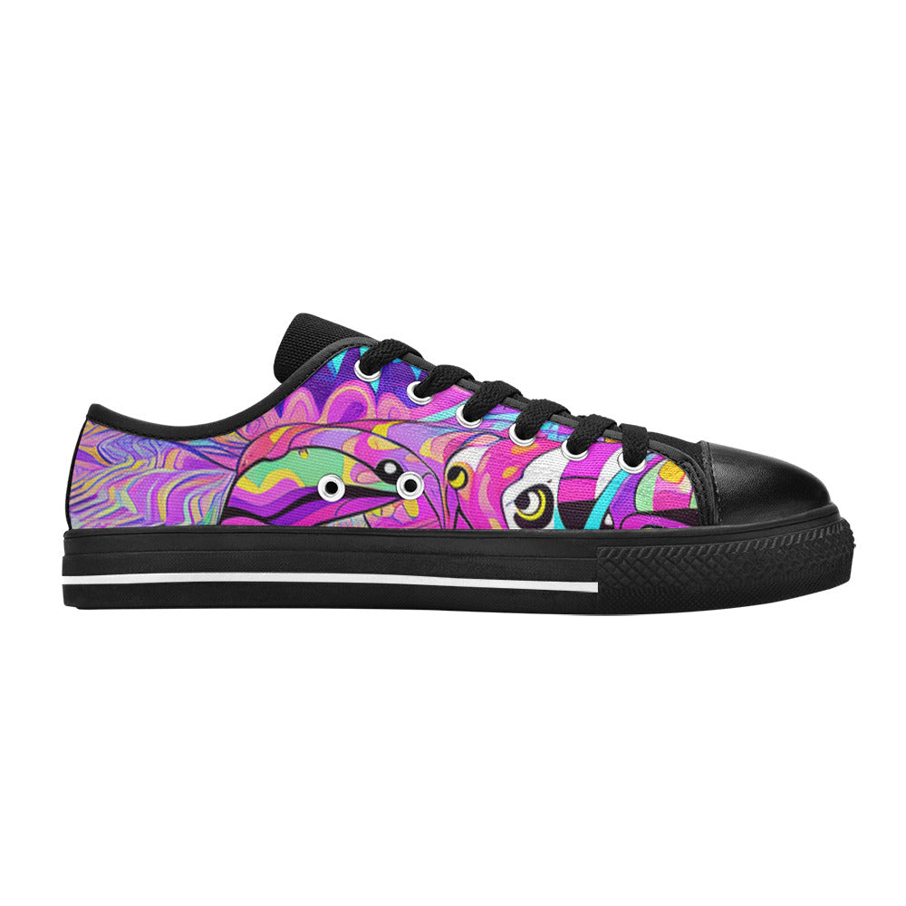 WOMEN'S Trip Art 2 Canvas Surreal Custom Shoes