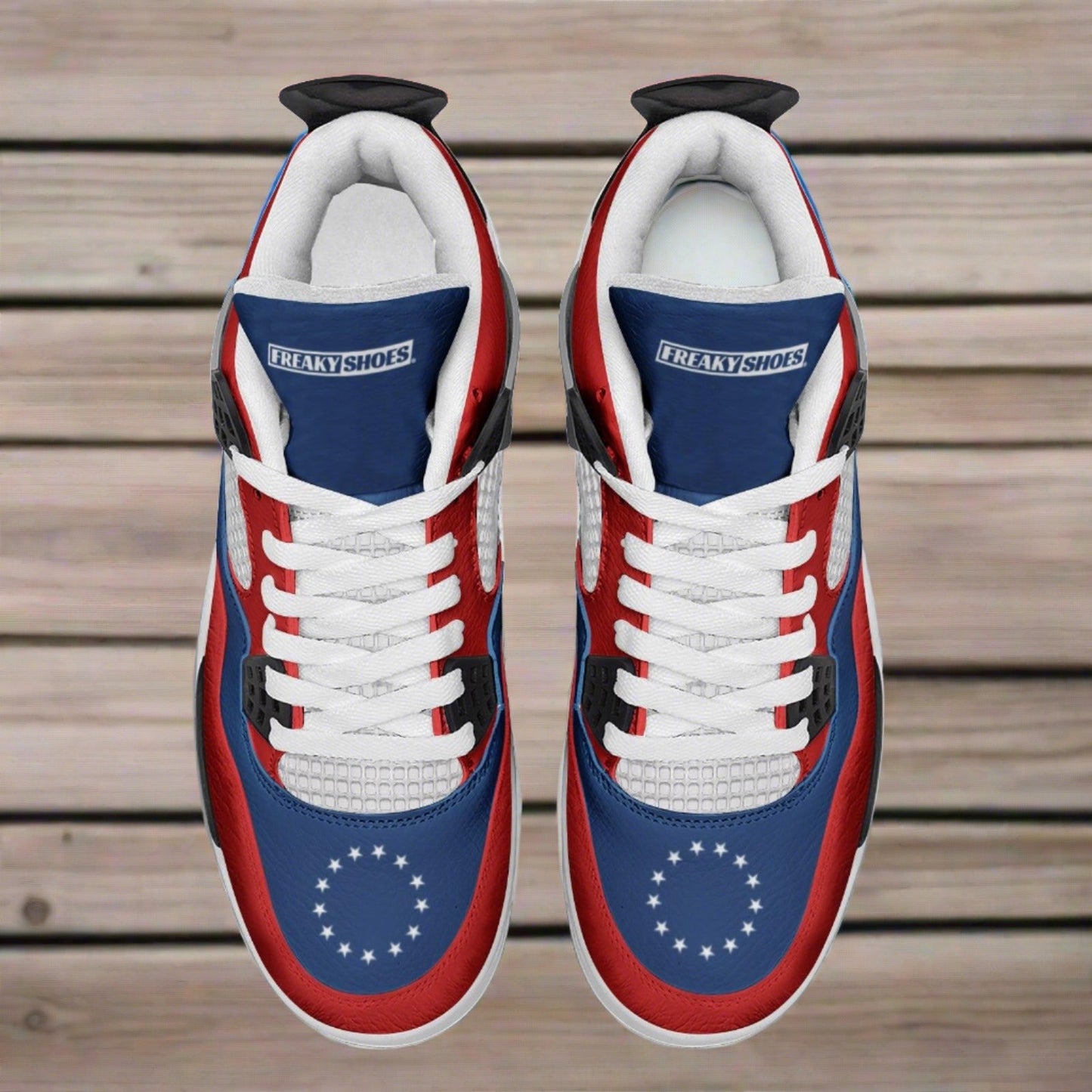 Wolf Jewel Rich Unique Bold Art - Freaky Shoes | Custom Art Sneakers