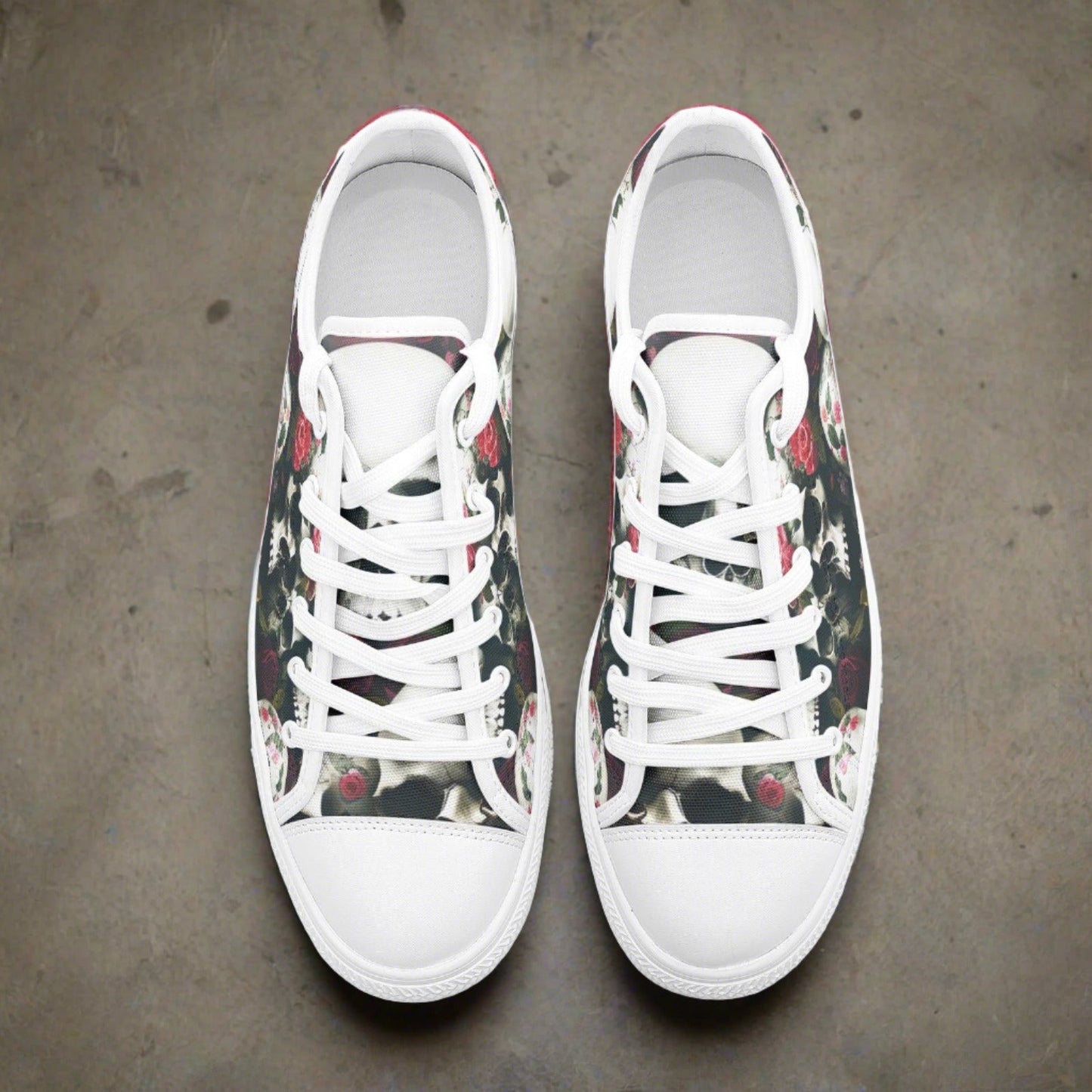 Cyberpunk Orange Black Vivid Bold Art - Freaky Shoes | Custom Art Sneakers