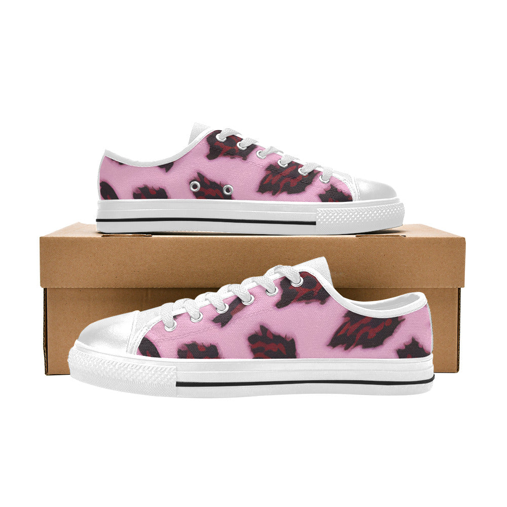 WOMEN'S Cc Animal Print Canvas Dark Academia Shoes