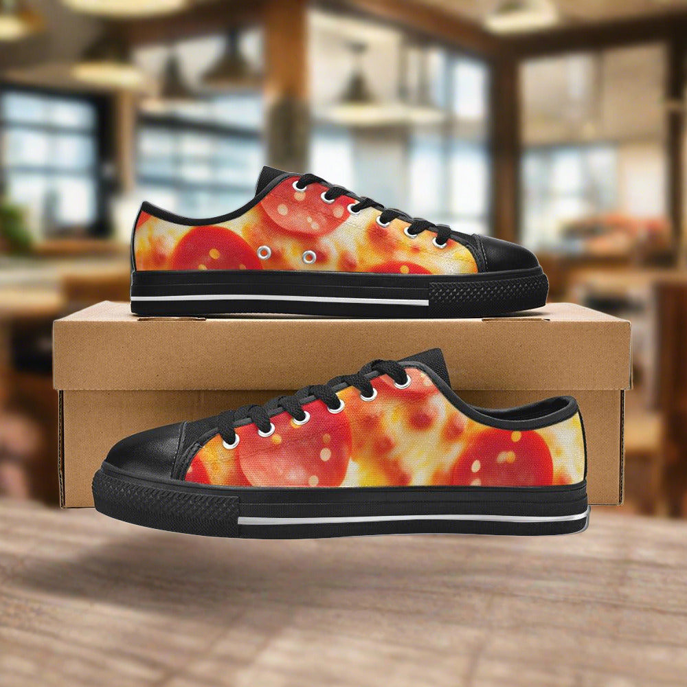 Koi Magenta Gold Vivid MEN Bold Art - Freaky Shoes | Custom Art Sneakers