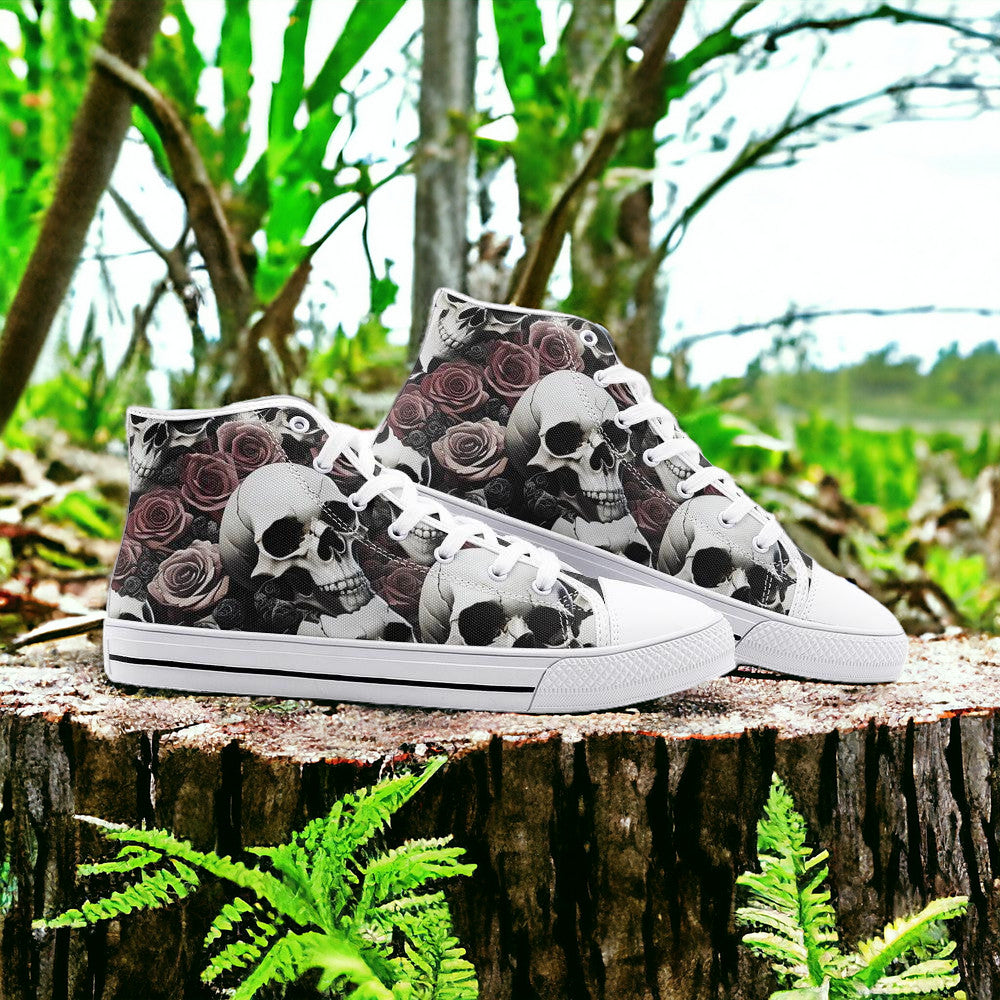 Skull Roses Love - Freaky Shoes®