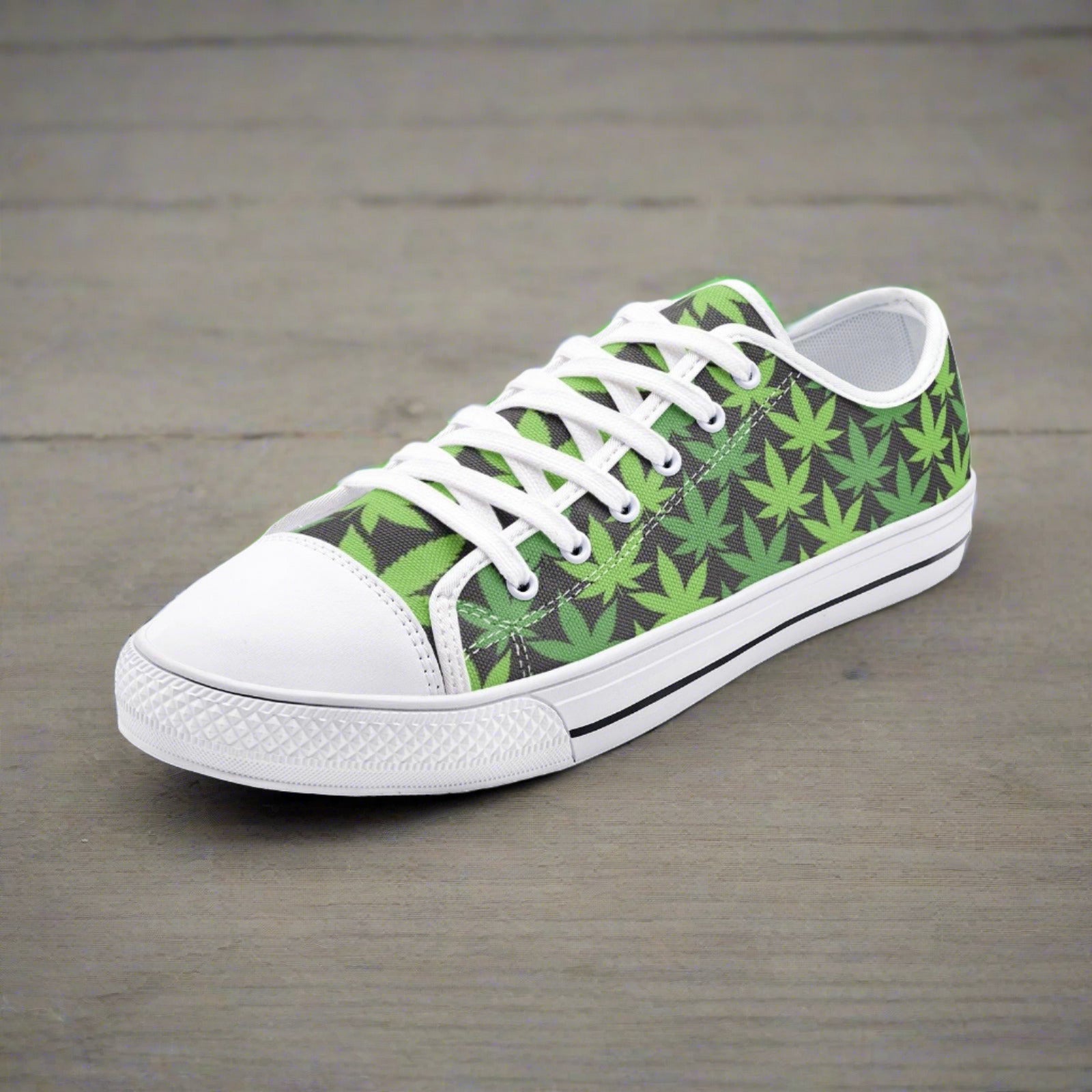 Koi Dark Cosmic Vivid Bold Art - Freaky Shoes | Custom Art Sneakers