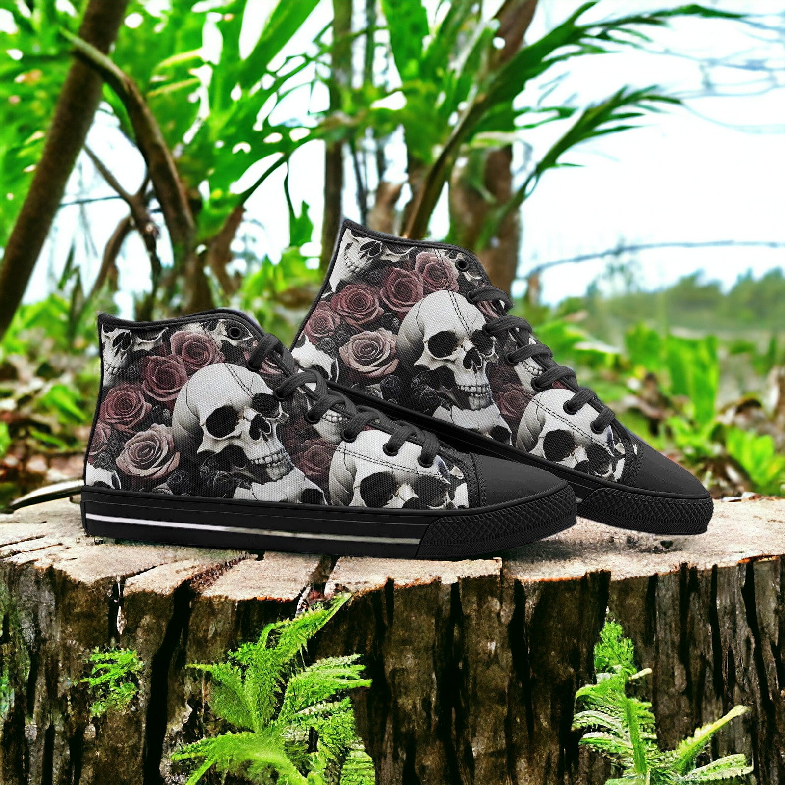 Skull Roses Love - Freaky Shoes®