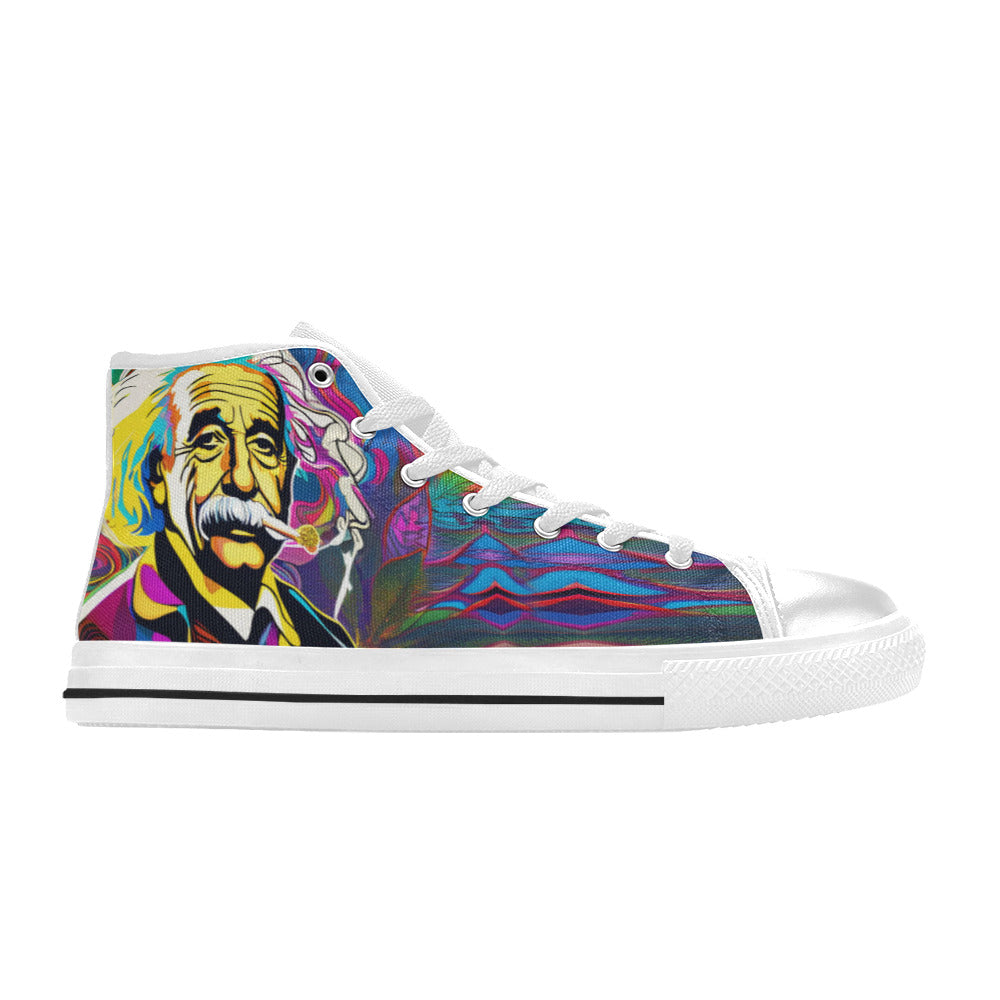 WOMEN'S 420 Albert High Top Canvas Dark Academia Sneakers