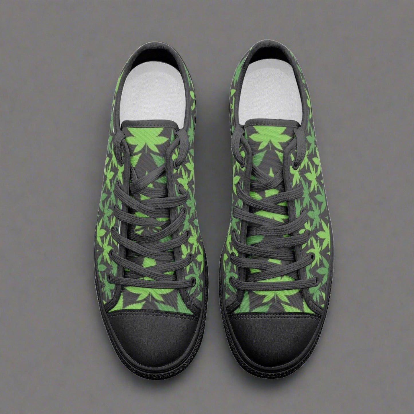 Koi Dark Cosmic Vivid Bold Art - Freaky Shoes | Custom Art Sneakers